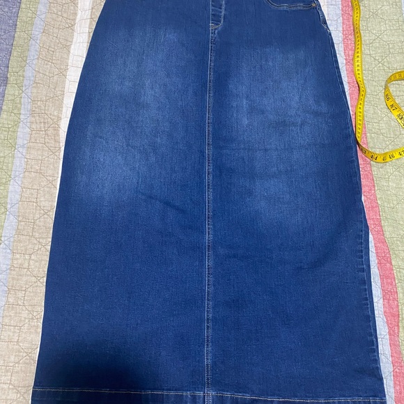 The Main Street Exchange Dresses & Skirts - Blue Denim Maxi Skirt